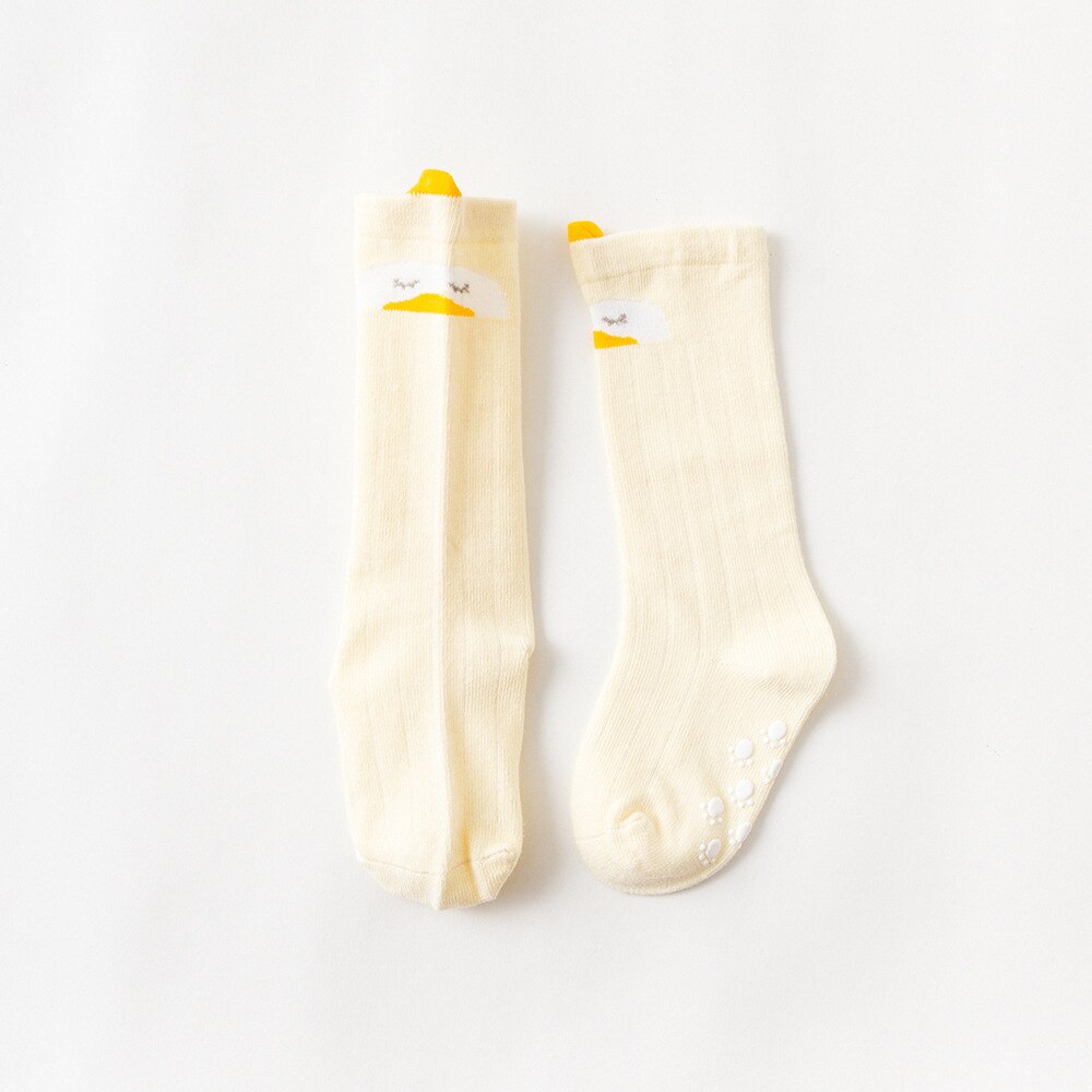 freundlicher Socken Baby Socken Knie Hohe Jungen Mädchen Kleinkind Kleinkind Baumwolle Socken Anti Unterhose Karikatur Ebene für 0-36 monate: Farbe2 / S 0-1Jahre