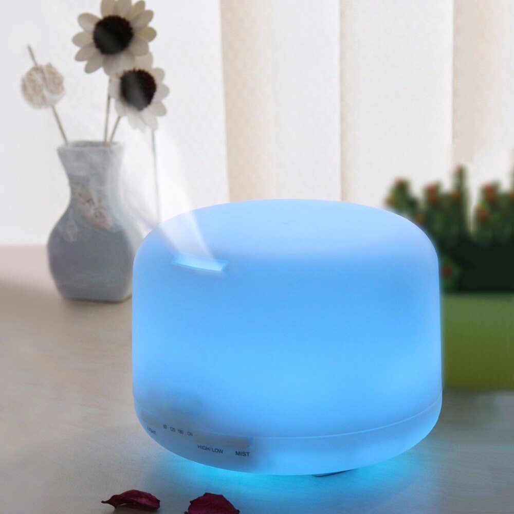 Aroma diffuser Ultrasonic Air 500ML With 7 Color Lights Electric Aromatherapy Essential Oil Aroma Diffuser Remote Control