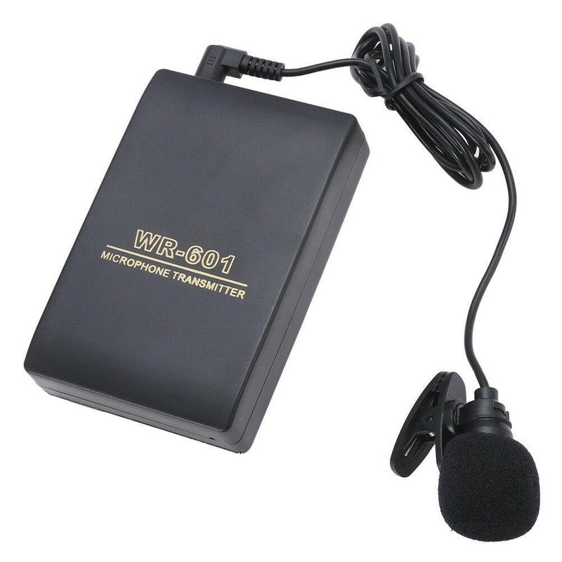 WR601 Draadloze Fm Microfoon Systeem Met Zender Revers Clip Microfoon Mic System Fit Voor Lezing Conferentie