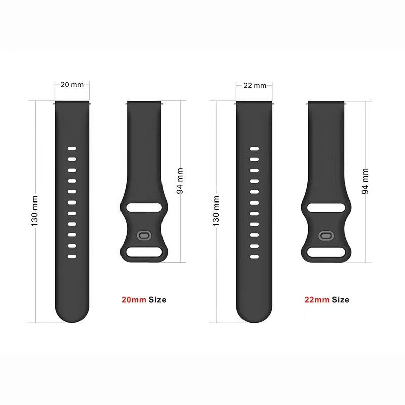 Correa de silicona para reloj Huami Amazfit GTR 3 Pro GTR3, repuesto de pulsera de 22mm para reloj Amazfit GTR 2 2E de 47mm