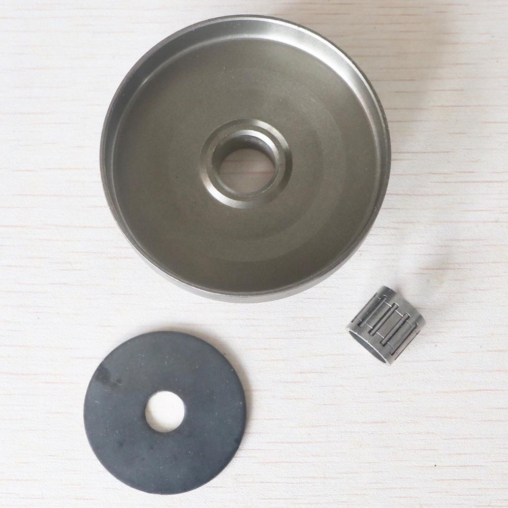 Clutch Drum with rim one body &amp; Clutch washer &amp; needle bearing Fit for Chinese chainsaw 4500 5200 5800