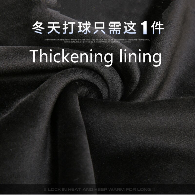 Hommes Golf manches longues chemise épaississement doublure garder au col montant T-shirt