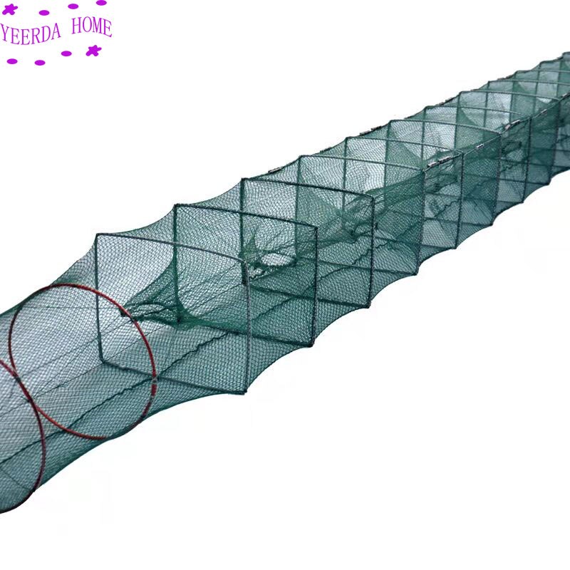 2.5meters fishing net folding portable folding fishing net casting net crayfish shrimp catcher tank trap Chinese cage net