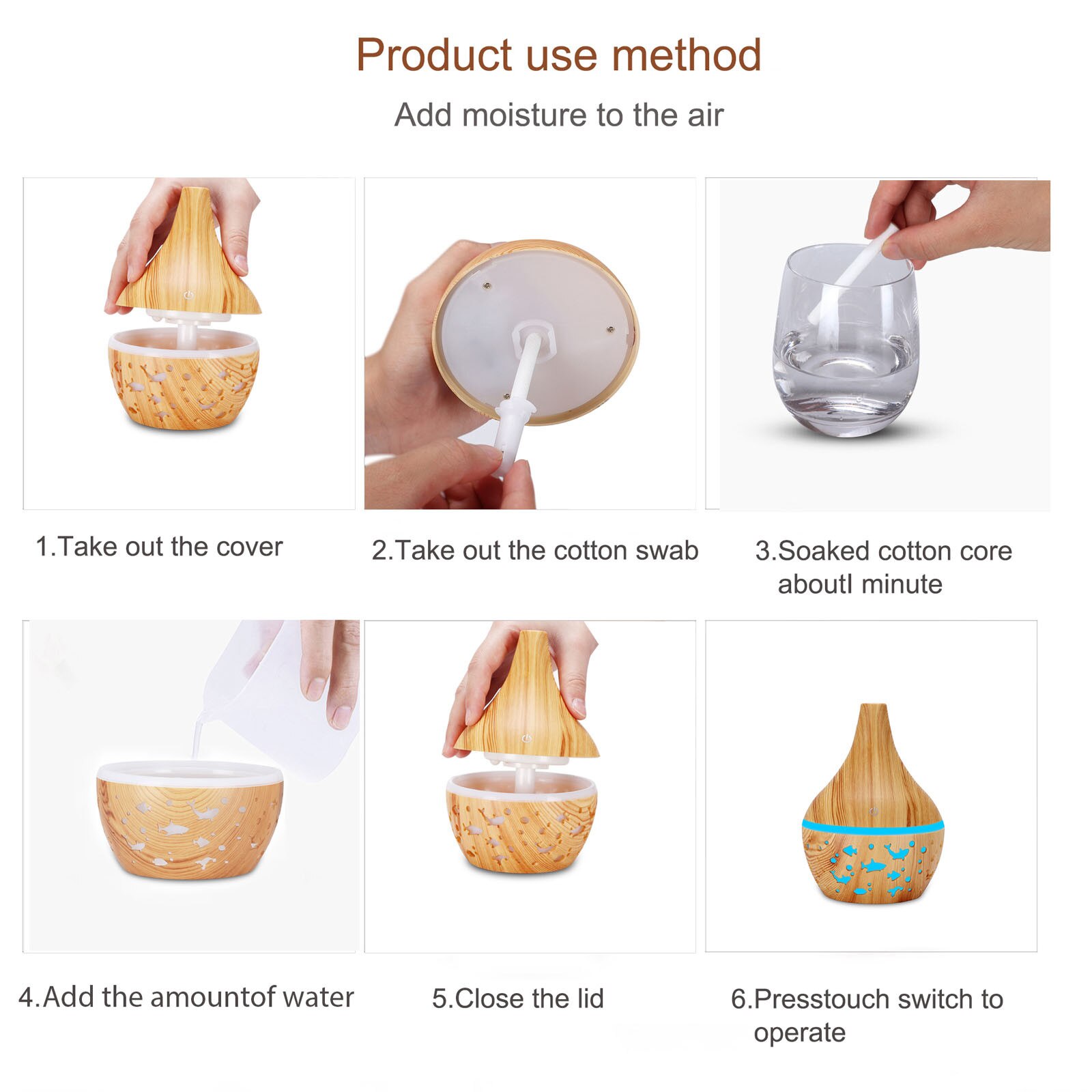 Elektryczny zapachowy nawilżacz powietrza Oli dyfuzor doprowadziło kolor światła konwersji aromat nawilżacz mgła producent dyfuzor dla domu sypialnia