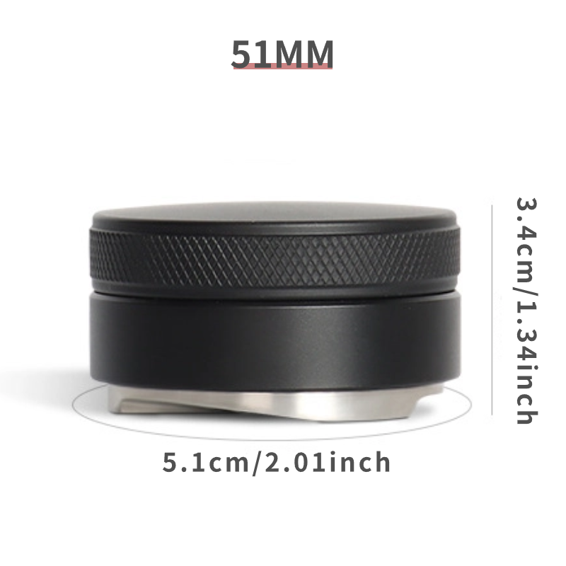 Koffie Distributie Espresso Tool/Leveler 3 Schuine Hellingen Verstelbare Palm Sabotage Past 51/53/58Mm Portafilter: Rood
