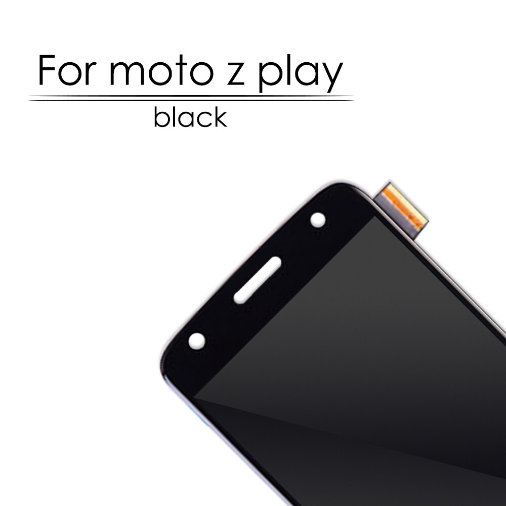 Pantalla LCD AMOLED para Moto Z Play, digitalizador de Pantalla táctil, montaje completo, XT1635, XT1635-02