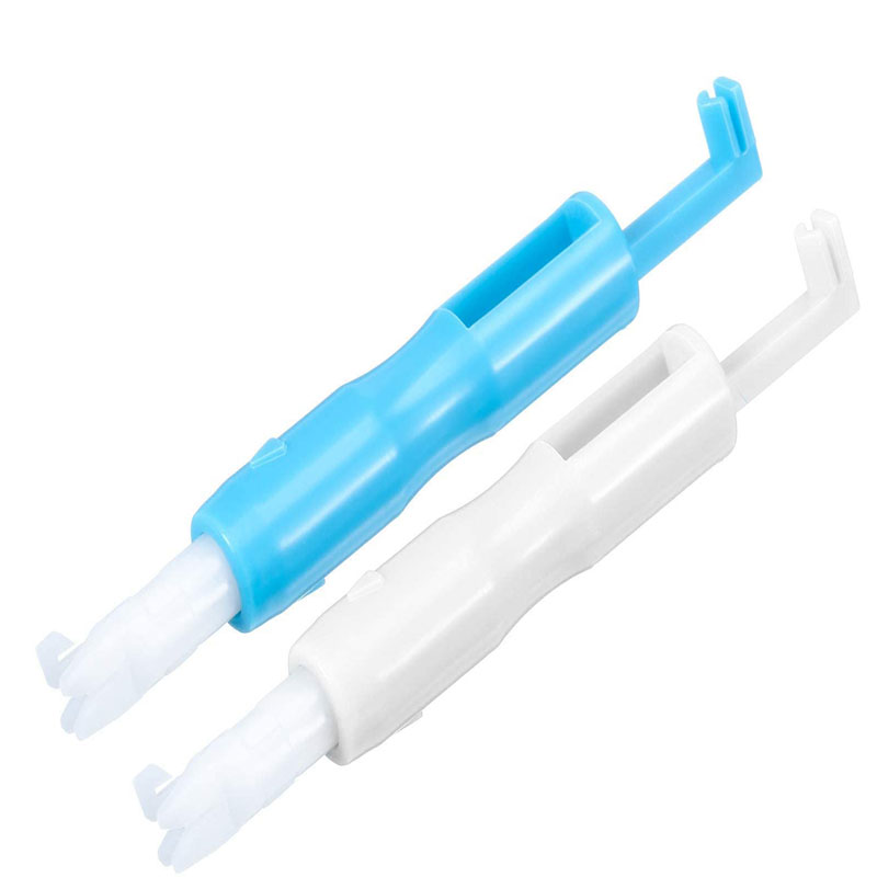 1/2 stks Huishoudelijke Naaimachine Threading Apparaat Automatische Naald Inbrengen Machine Threading Machine Naaien Tool Accessoires: Licht Geel