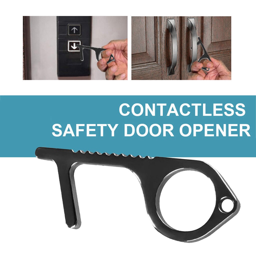 Portable Hand Protection EDC Door Opener Elevator Handle Hook Door Closers Contactless Safety Door Opener