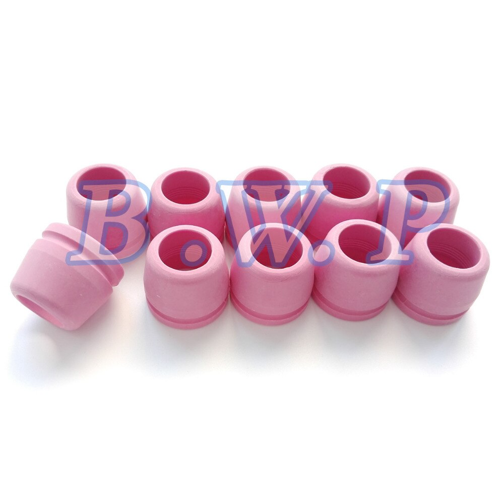 10 stk skjold kop dyser pink til ag -60 sg-55 plasma skærebrænder forbrugsstoffer