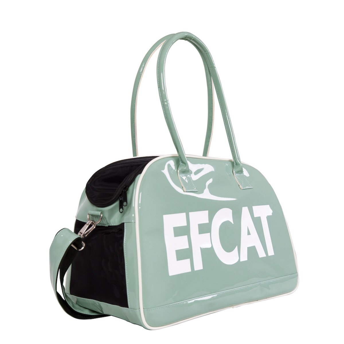 Grote Hond Kat Draagtas Mode Zilveren Tas Vervoer Carrying Voor Puppy Kitty: Avocado Green