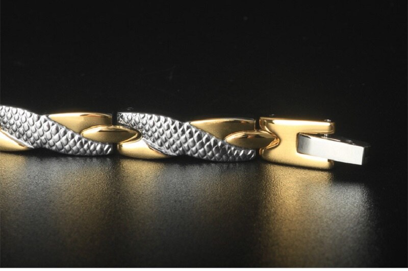 Pulsera de dragón Punk para hombre, brazalete con imán duro, joyería de , accesorios Vintage de animales, para novio,