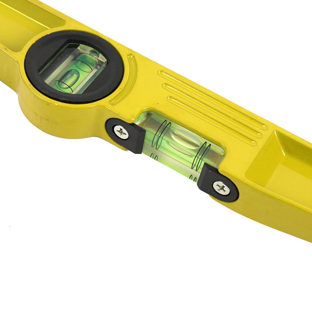 Level Ruler High Precision Magnetic Lever Ruler High Bearing Bubble Rustproof Spirit Level Horizontal Ruler 4*90mm Measure Range