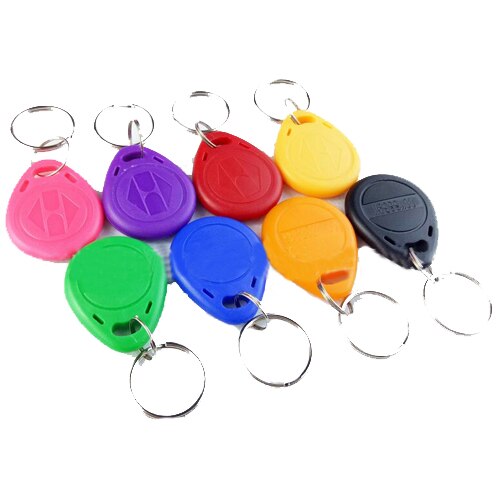 Standalone Access Controller 125Khz RFID Access Control Keypad digital panel Touch Screen Backlight Card Reader Door Lock System: mix color 10pc idkey