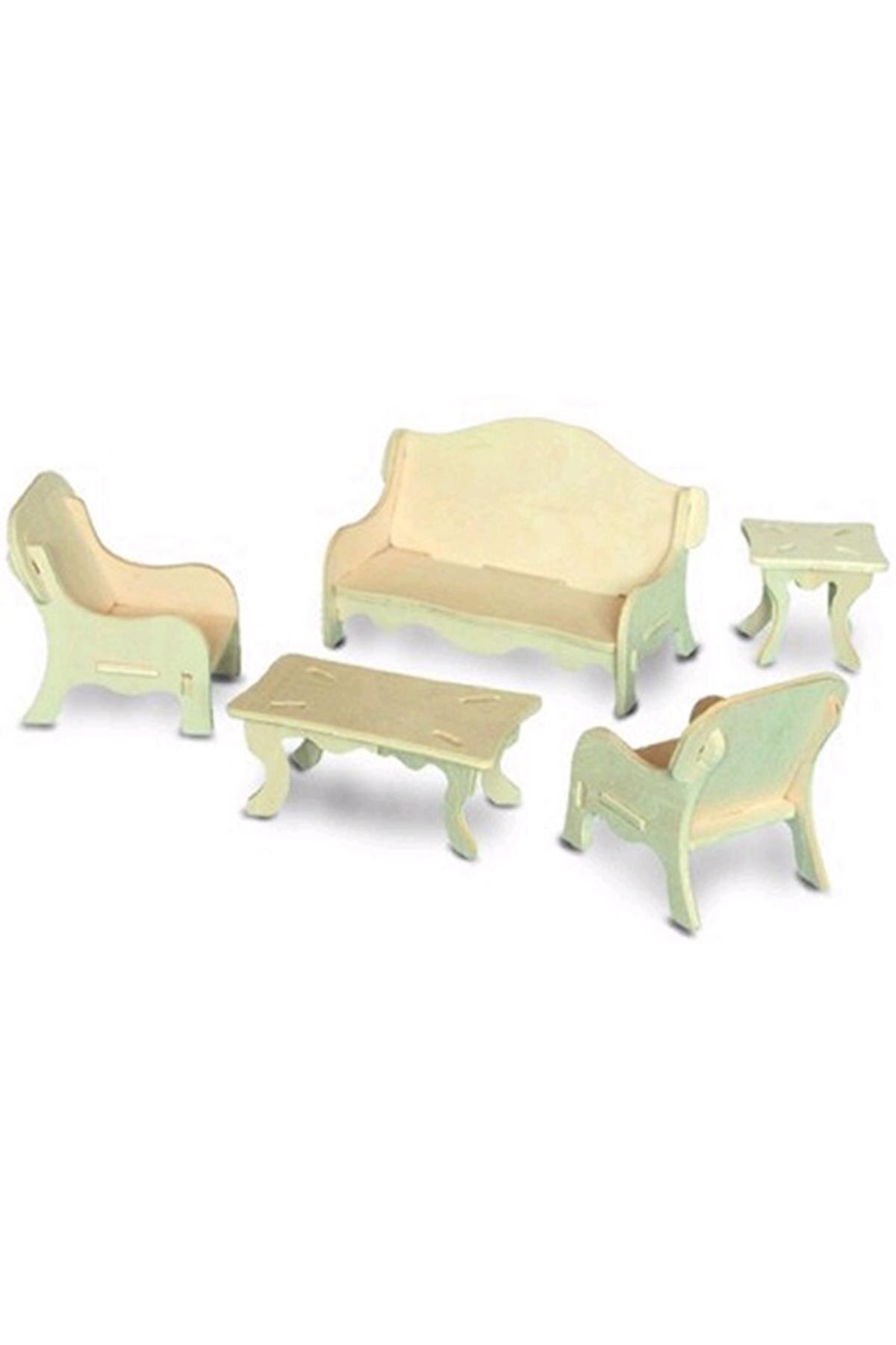 3D Wooden Puzzle - Salon Kit