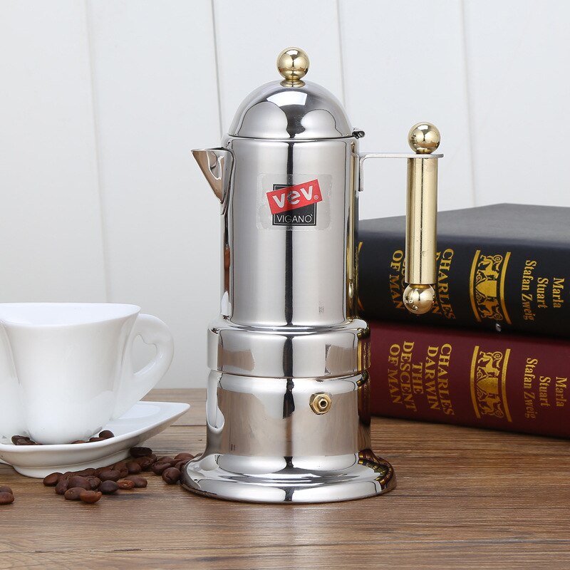Z30 Stainless Steel Coffee/Mocha Pot Italian Mocha/Espresso/Latte Percolator Drink/Kitchen Tool Cafetiere Stovetop Coffee Maker