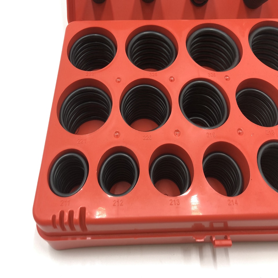 O-RING KIT 382PCS 30 sizes SAE INCH Nitrile NBR90 Durometer O-RING BOX O-Ring Assortment Kit Seal O-ring kit