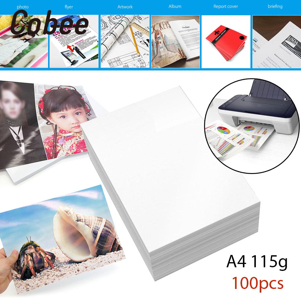 100Sheets/Lot A4 Glossy Photo Paper A4 Print Photo Paper A4 Inkjet Printing Paper Projects Art Galleries