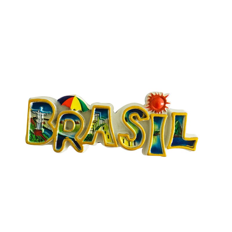 Brasilia roma san pietro espanja benidorm matka matkamuisto jääkaappi magneetit kodin sisustus magneettiset jääkaapin tarrat lasten lelu: Brasilia