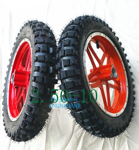 10inch (10'')Mini Dirt Bike Knobby Tire wheels 2.5... – Vicedeal