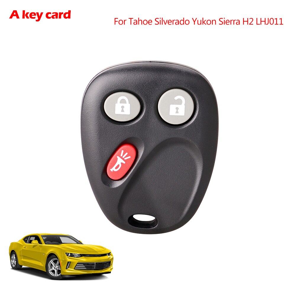 1 Pcs Afstandsbediening Smart Key Fob Voor Chevrolet Silverado 03-06 Cadillac 2003-2006 Key Case Portemonnee Huishoudster autosleutel Portemonnee