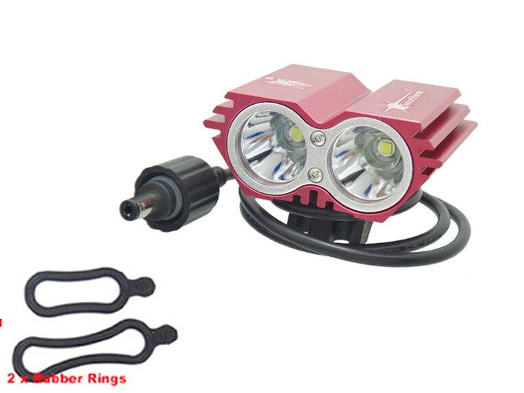 SolarStorm X2 5000 Lumen Fahrrad Licht Fahrrad lampe 2x XML t6 LED BicycleLight Fahrrad scheinwerfer + O Ring (nur scheinwerfer): verrotten