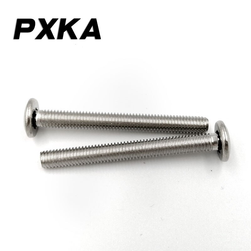 M6 stainless steel flat head hexagon socket screw round head flat head chamfered hexagon socket furniture bolt