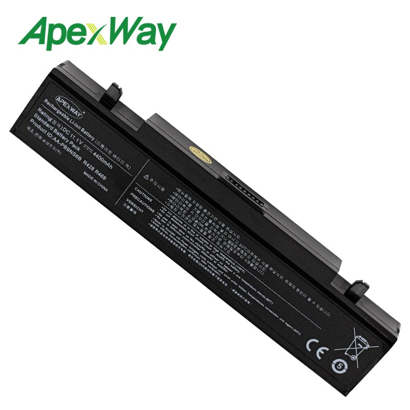 4400mAh batterie d'ordinateur portable pour Samsung NP300 RC710 RF411 RF512 RF711 RF712 RV420 RV440 RV509I RV520 RV540 RV72 AA-PB9NC5B AA-PB9NC6B