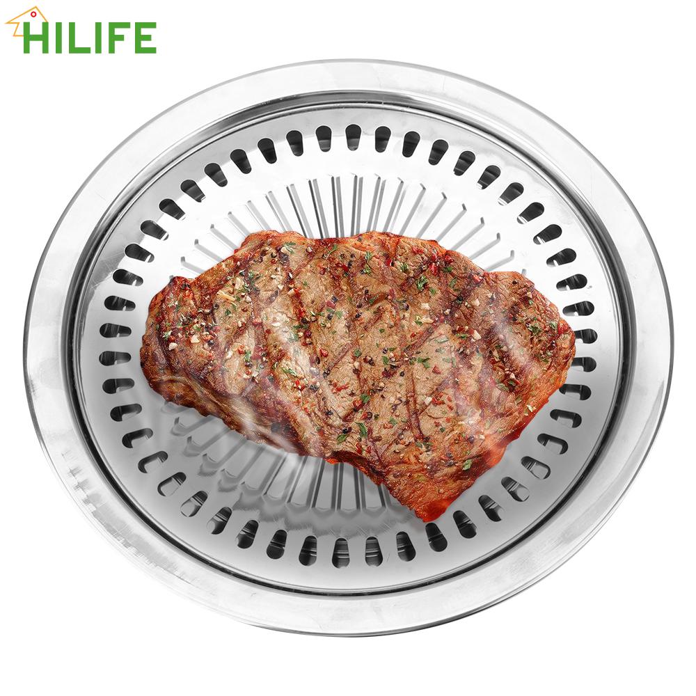 Electric Stove Baking Tray Smokeless Barbecue Grill Pan Household Non-Stick Gas Stove Plate BBQ Grill Barbecue Tools