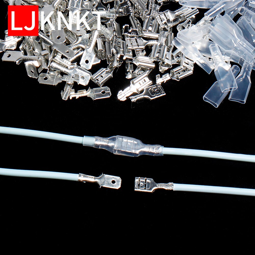 2.8/4.8/6.3 Insulated wire crimp terminal Universal wound connector plug spring insert fast simple terminal sheath