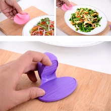 Pinzas de silicona para el dedo, utensilios de cocina antideslizantes con aislamiento para microondas, utensilio de cocina, accesorios para el hogar y la cocina, 1 ud.