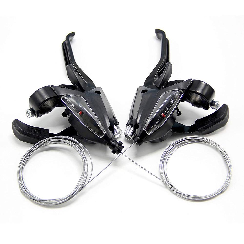 Bike Shifter ST-EF500 3X7 Speed Remhendel Combo Set Flexibele Gear Zichtbaar Gear Display Fiets Shifter Voor 22.2mm Stuur: Default Title