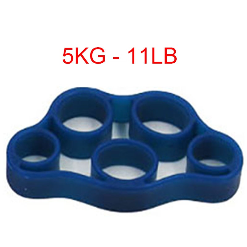 Pince à main en Silicone, extenseur de doigts, exercice de poignée de poignet, entraîneur de force, bandes de résistance, Fitness: GRIS