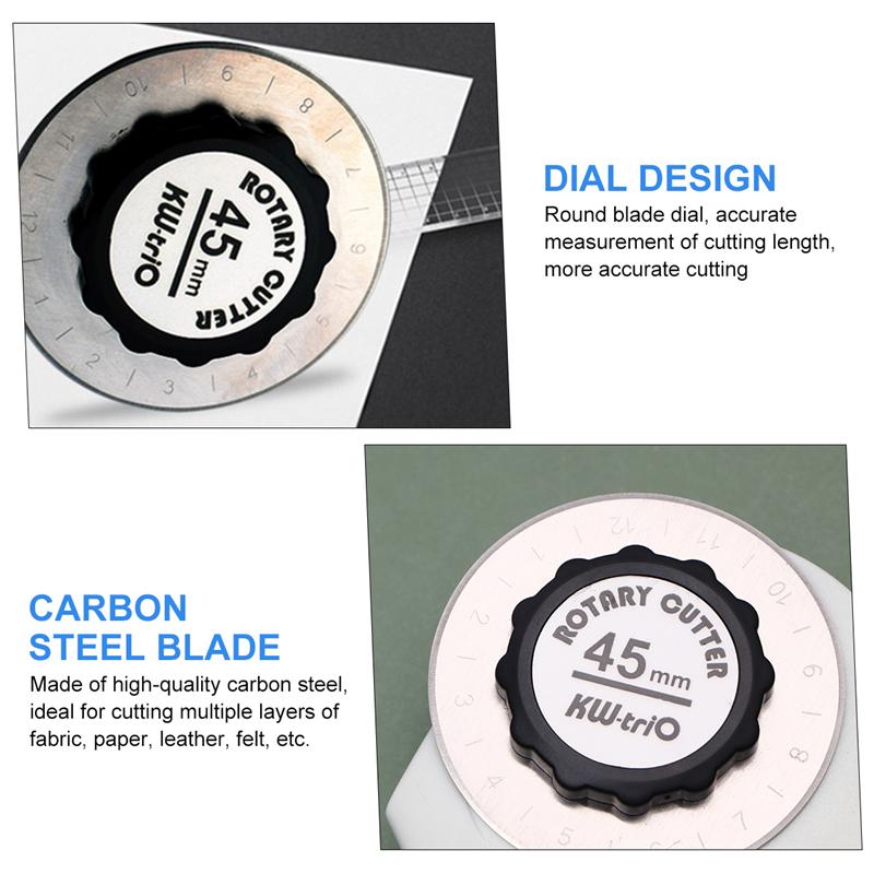 Handheld Rotary Cutter Draagbare Doek Cutter Duurzaam Papier Lederen Cutter Papier Cutter Lederen Cutter Mes Dagelijks Gebruik