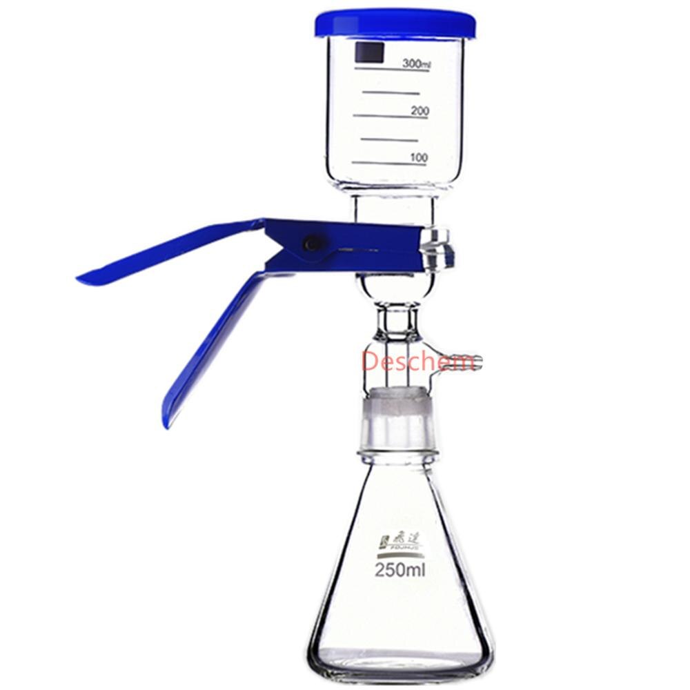 250ml,Glass Vacuum Suction Filter Device,Buchner Filting Apparatus,Heavy Wall
