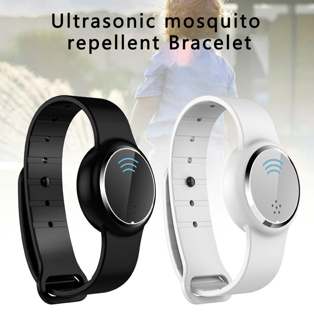 Draagbare Muggen Armband Waterdichte Usb Oplaadbare Muggenmelk Horloge Camping Kinderen Anti-Muggen Horloge