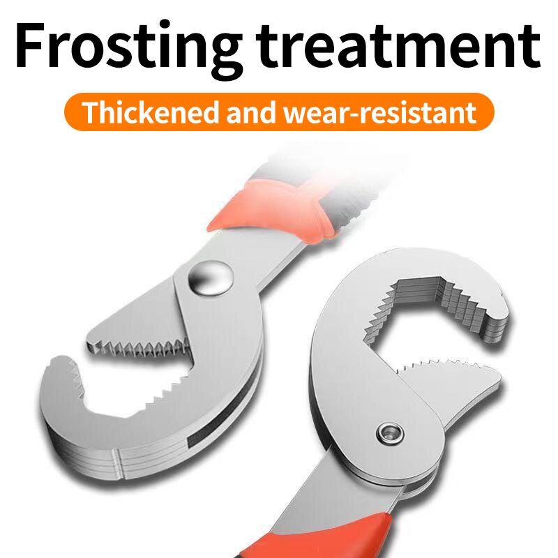 Verstelbare Open Uiteinde Dubbele Sleutel Multifunctionele Universele Pijplijn Hoge Koolstofstalen Moersleutel Set Handmatige Hardware Grip Tool