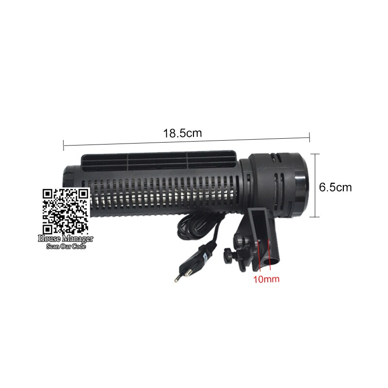 Aquarium Accessories aquarium tank cooling fans Crossflow Fan Aquarium Fish Tank Marine Ponds Cooling Fan Summer Temperature Co: Single Clip 18.5cm / EU Plug adapter