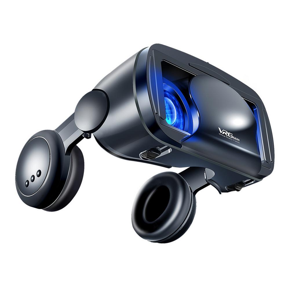 Originele Vr Virtual Reality 3D Bril Stereo Kartonnen Headset Helm Voor Ios Android Smartphone,Bluetooth Rocker