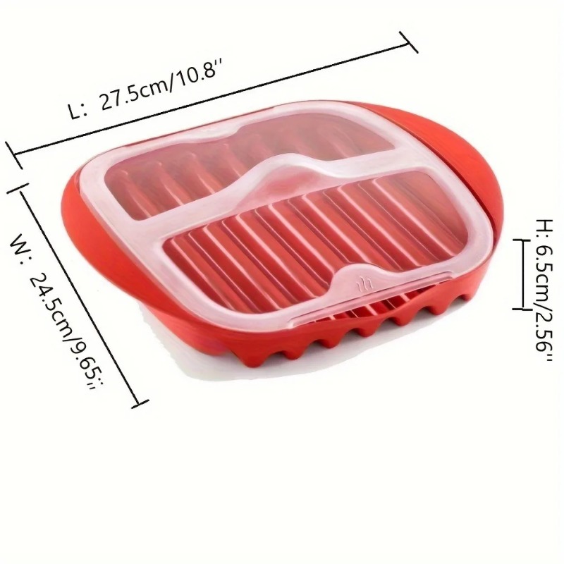 Fleck-Backblech, Mikrowellenherd, Grilltablett, Mikrowelle, Mikrowelle, Speck, Braten und Grillen