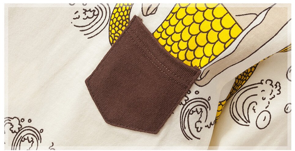 Wenig maven kinder baby jungen kleidung herbst jungen baumwolle langarm tops meerjungfrau print t shirt 51171