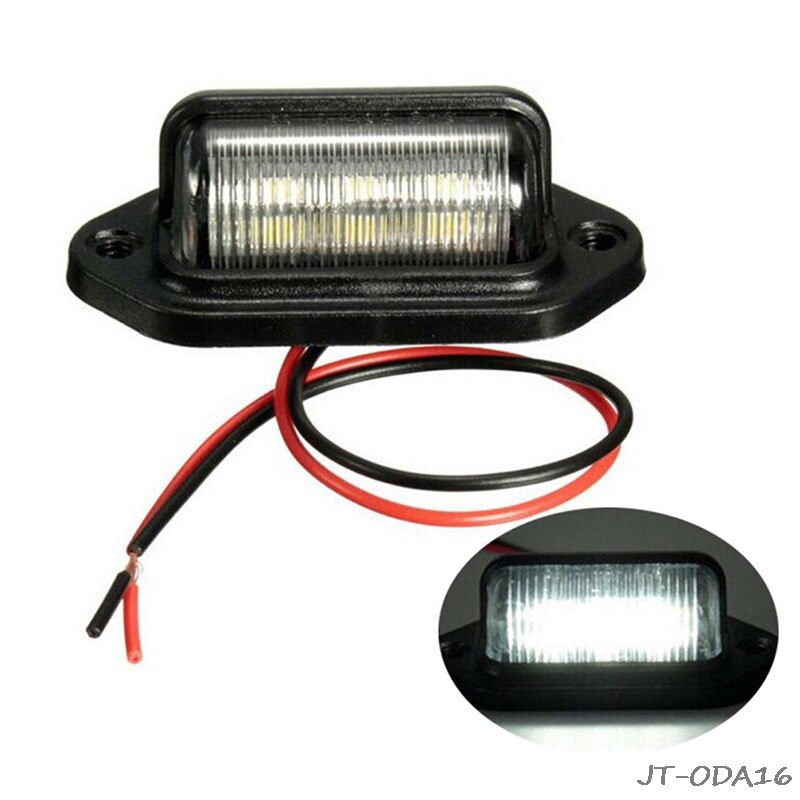 1Pcs Waterdichte IP65 Kentekenverlichting Auto Vrachtwagen Trailer Stap Lamp Kentekenverlichting Auto Accessoires