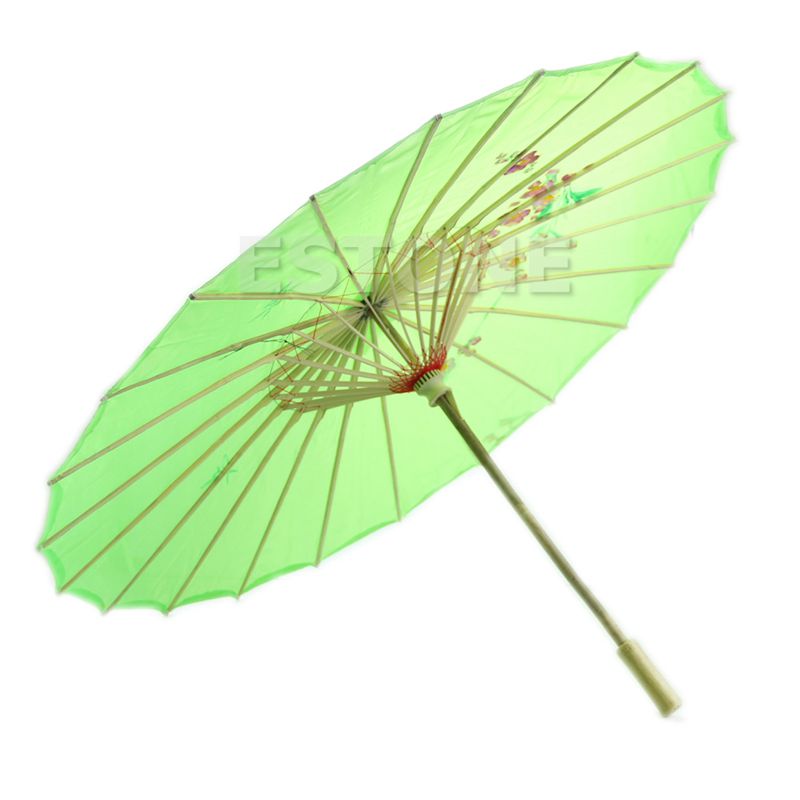Japanska kinesiska paraply art deco målade parasoll paraplyer: Gn