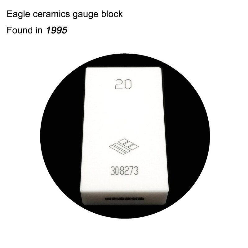 Hoge precisie rechthoekige keramische eindmaat, één stuk, klasse k, klasse 0, klasse 1 , maat 3mm 3.5mm