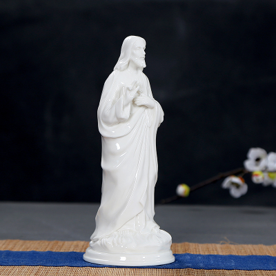 Katolsk hellig jesus kristendom stort kors helgenhjerte kirke liten dekorasjon boligtilbehør main