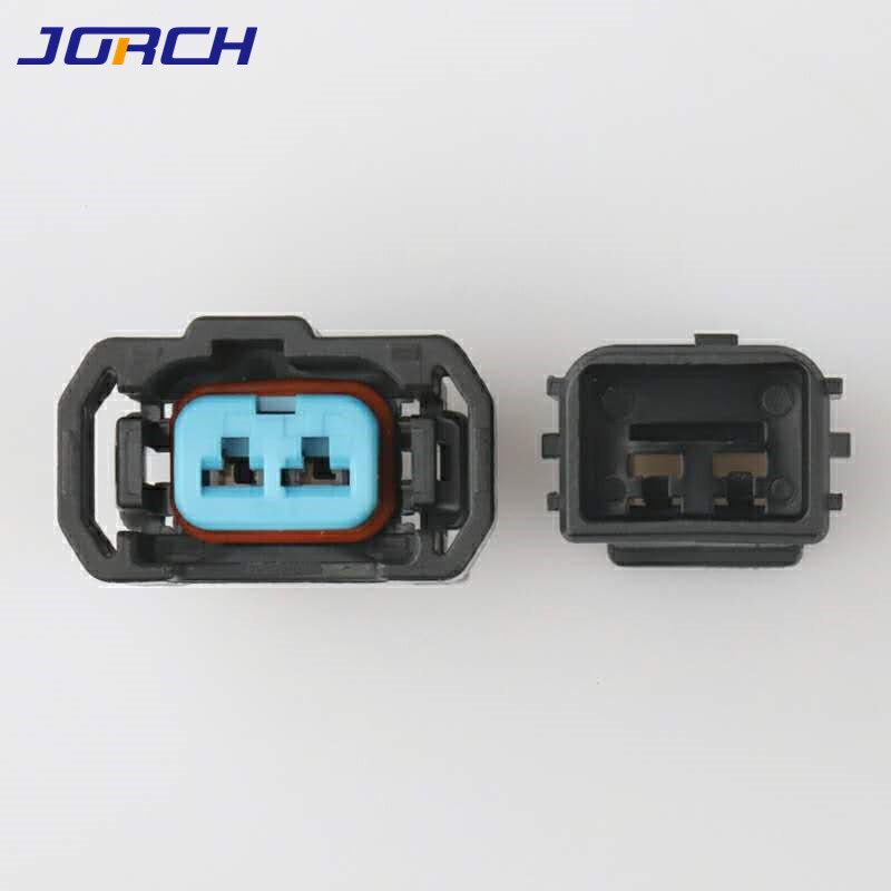 Conector eléctrico para inyector de combustible, conector macho y hembra NH1 OBD2 de 2 pines con Cable Pigtail para Honda 6189-0533