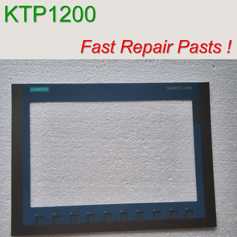 Clavier à Membrane KTP1200 + verre tactile, pour la réparation du panneau HMI simatique ~ à faire soi-même, en stock