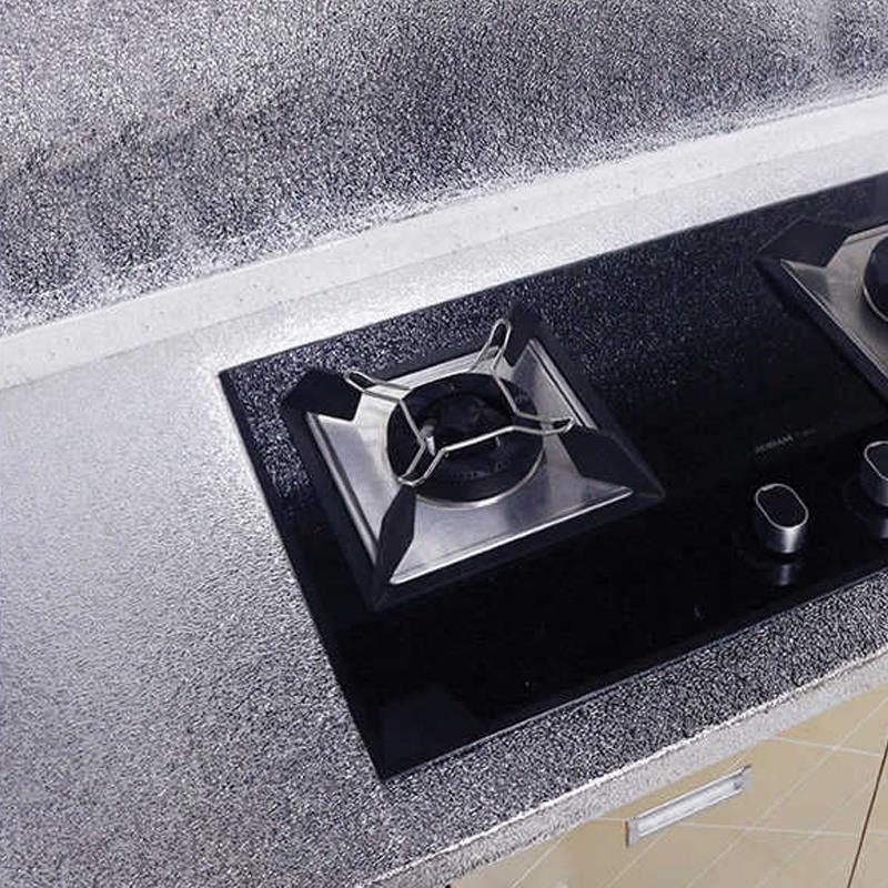 Water Proof Kitchen Sticker Aluminum Foil Wall Sticker Anti-Fouling Self-Adhesive
