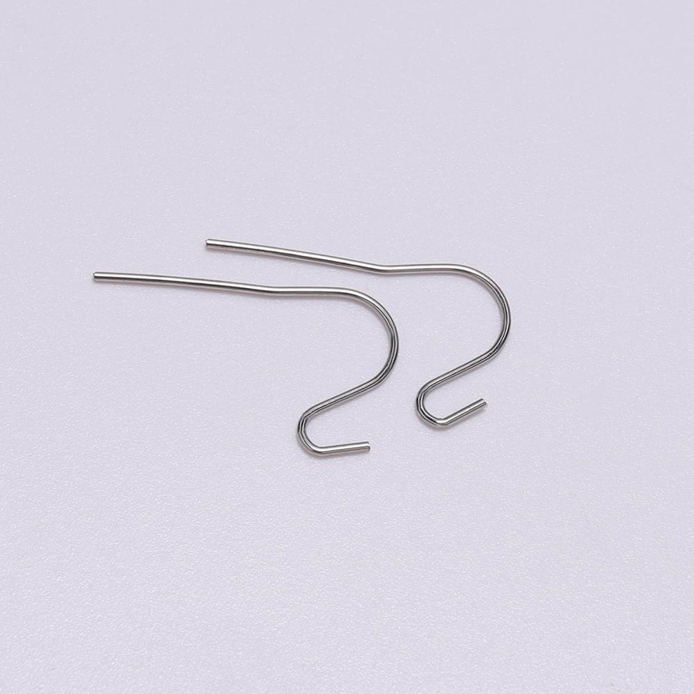 50 Stks/partij Niet Allergische Oorhaak Oorbellen Sluitingen Rvs Earring Haken Voor Diy Slangetje Sieraden Maken Bevindingen Supplies: 3