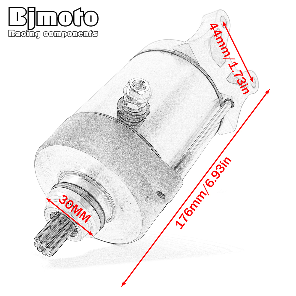 For GOES 300s 400s EFI Starter Motor For Trtion BAJA Outback 250 300 400 Supermoto Crosser AMS Xtreme 3.20 4.30 SX SM ACC-3120