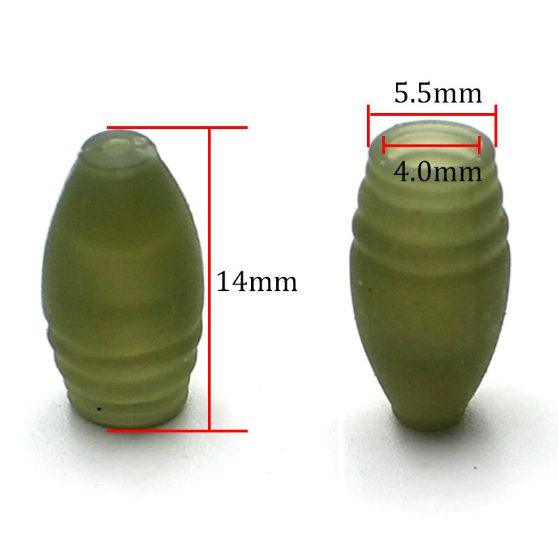 30Pcs Pole Elastische Connectors, Maat L S Karper Grof Wedstrijd Methode Feeder Visgerei Tool